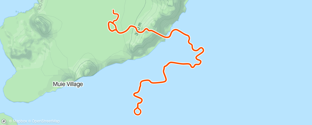 Mapa de la actividad (Zwift)