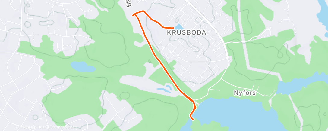 Карта физической активности (Afternoon Walk)