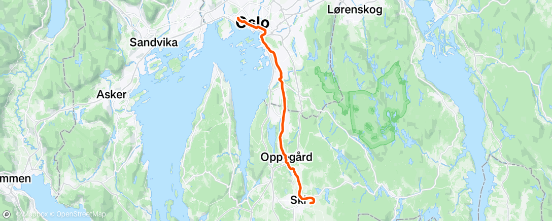 Map of the activity, Hjem