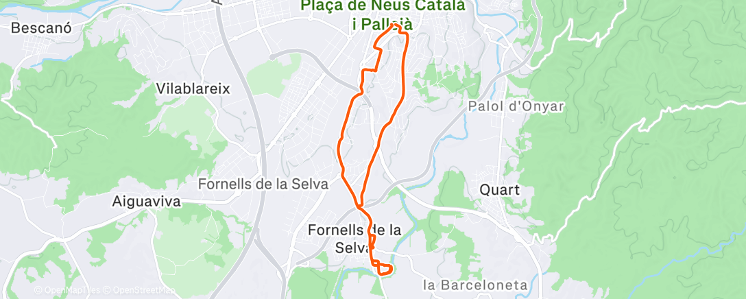 Map of the activity, Best ride of the week 😍