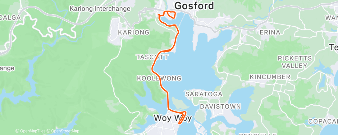 Map of the activity, Monday Longy