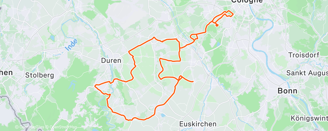 Map of the activity, Radfahren (copy)