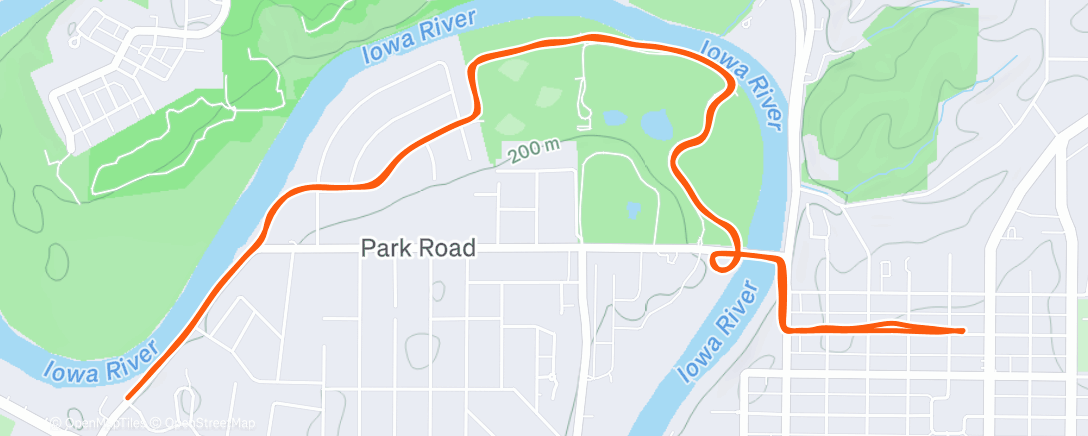 Map of the activity, Absolutely fantastic outside!