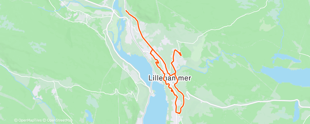 Map of the activity, Rask og responsiv snøjogg 😀😀😀