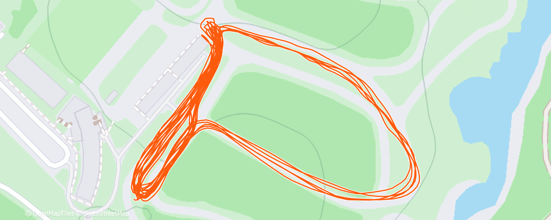 Map of the activity, Северный лыжный заезд (после обеда)