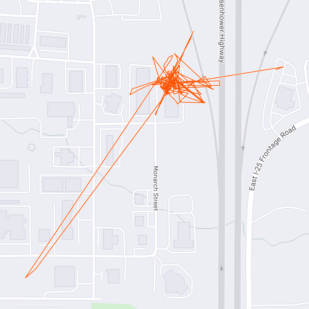 Map of the activity, Rowing marathon (erg) team relay