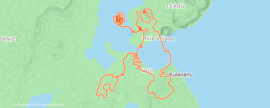 Map of the activity, Zwift - 4 hour steady on The Mega Pretzel in Watopia
