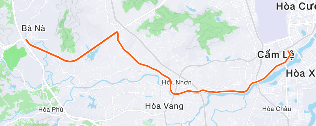 Карта физической активности (Morning Ride)