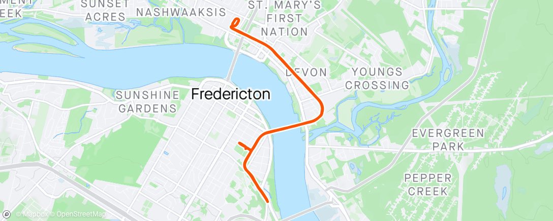 Map of the activity, Pre-Stride