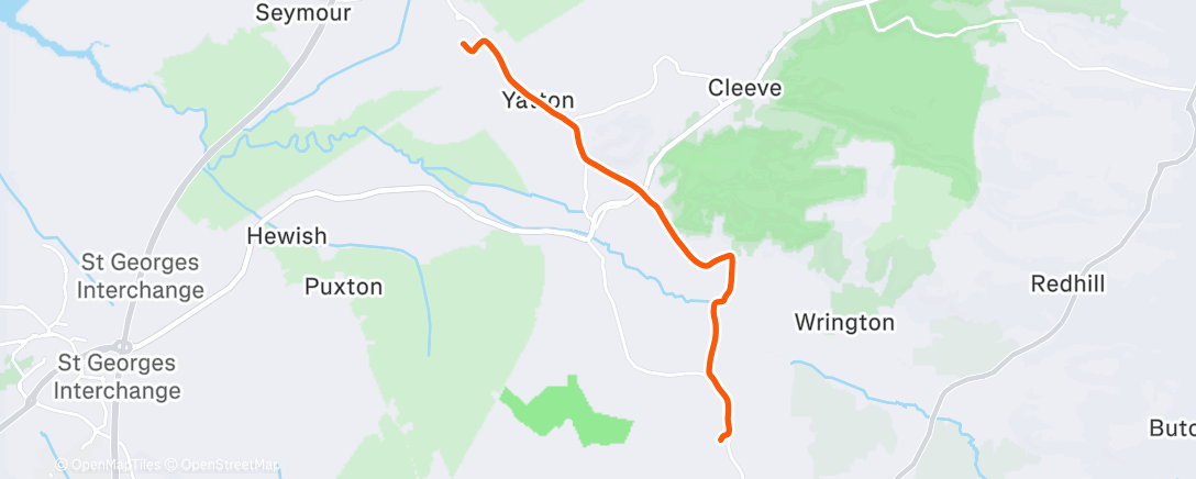 Карта физической активности (Morning Ride)