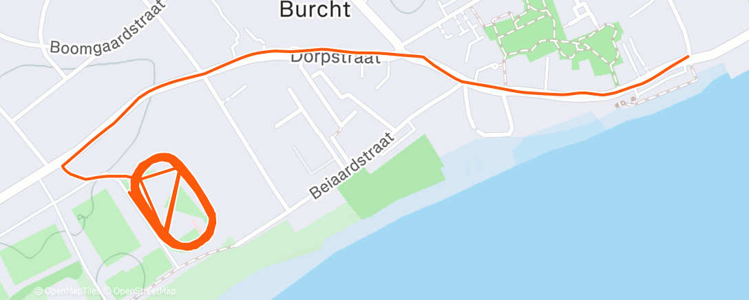 Peta aktivitas, Avondloop