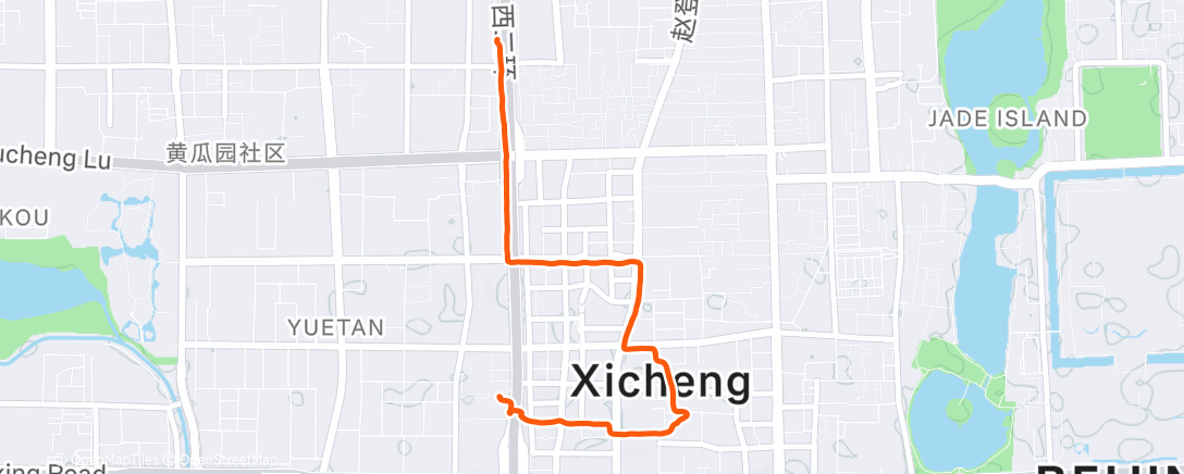 Map of the activity, 晨间行走 🌞🥶