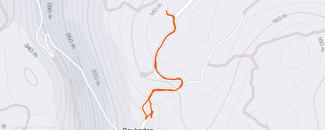 Карта физической активности (Evening Walk)