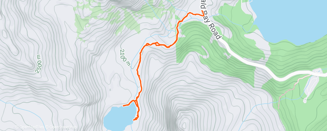 Map of the activity, Looking for ice. Still not in.