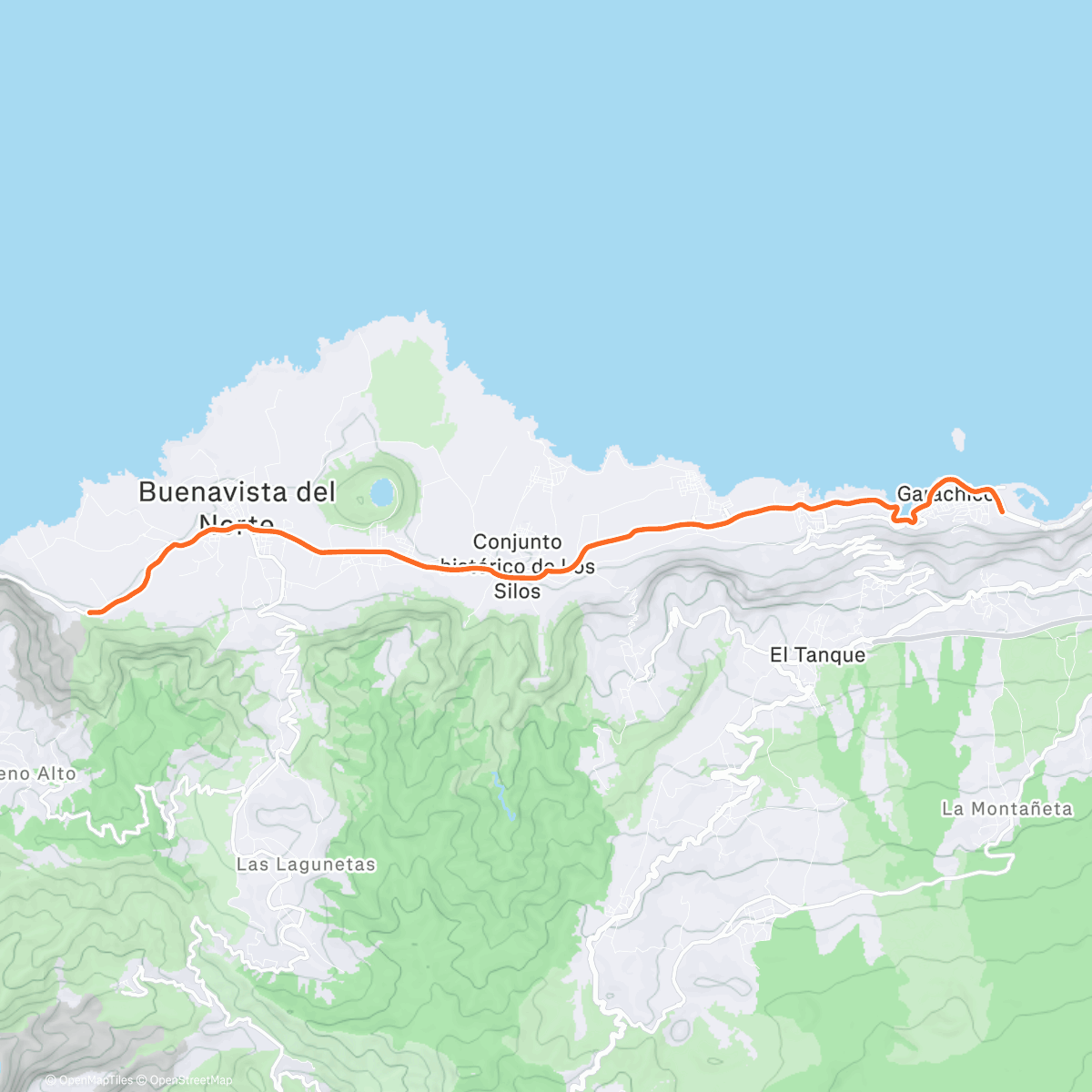 Map of the activity, ROUVY - Buenavista del Norte | Tenerife