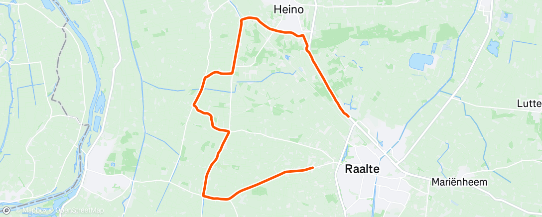 Map of the activity, Even de benen strekken ✌🏻