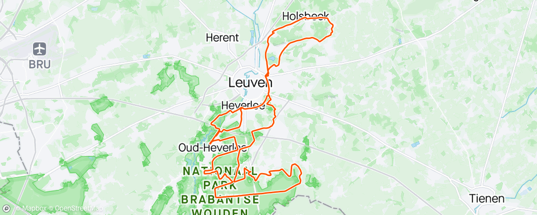 Map of the activity, Nieuwe achterband uittesten