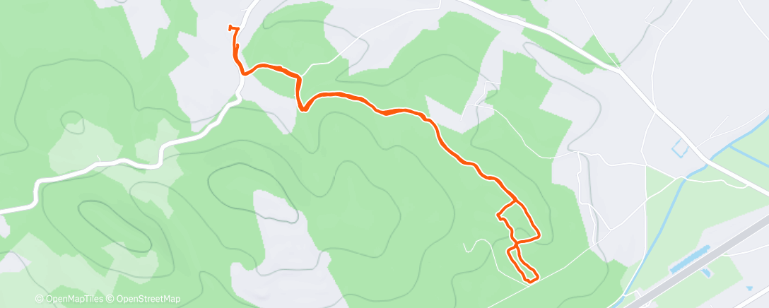 Карта физической активности (Morning Trail Run)