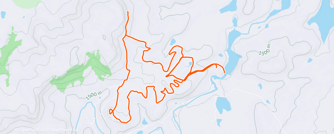 Map of the activity, The Bend #2