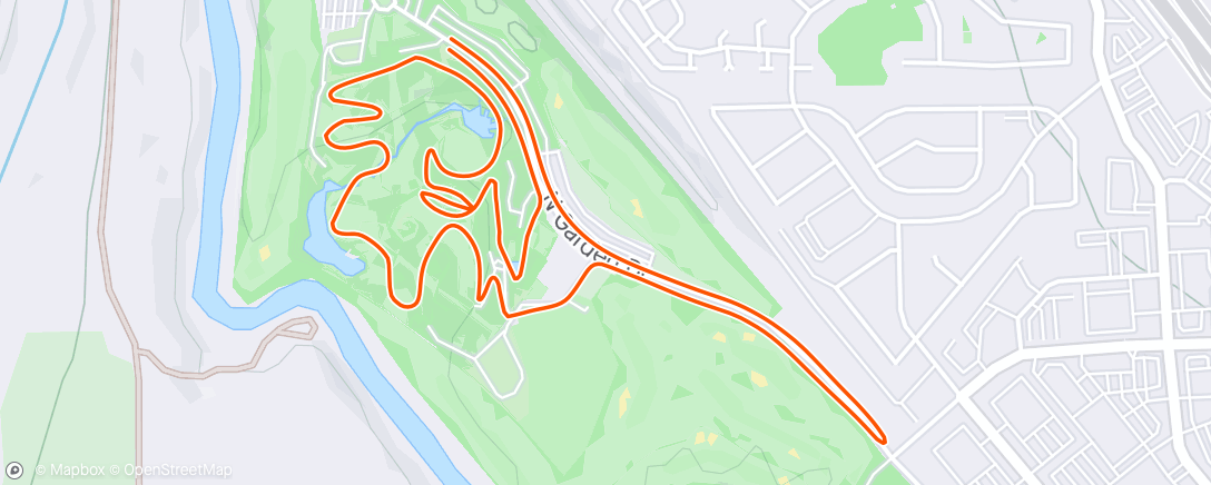 Map of the activity, Tulip 5K - Legs didn't want to play today. 6th OA - 1st AG