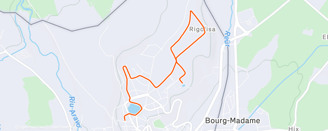 Mapa de la actividad (SANT SILVESTRE 2025 🧑‍🎄🎄 La cursa més ràpida de la Cerdanya)