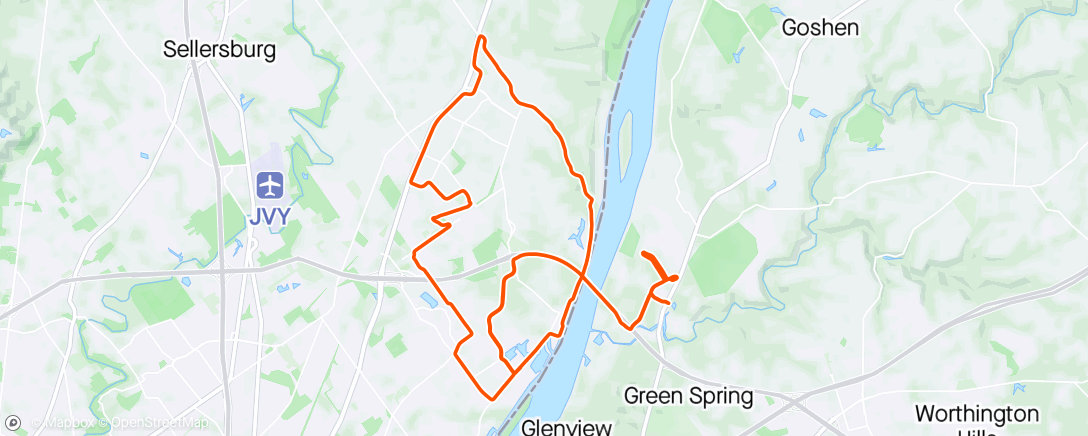 Map of the activity, Spring again🚴🏼‍♀️