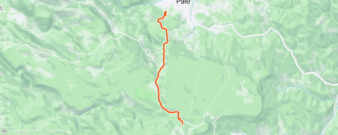 Map of the activity, Bicicleta de carretera