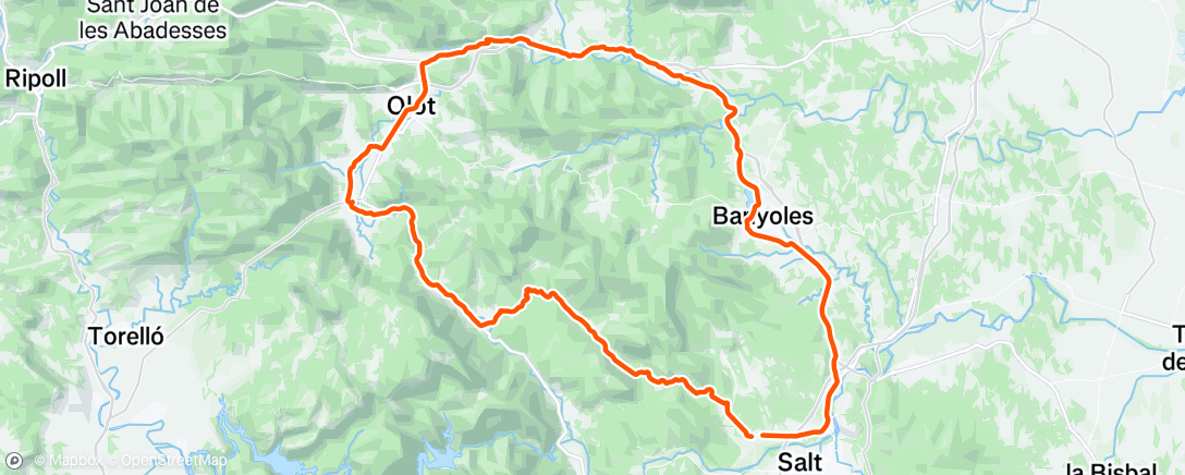 Map of the activity, Besaloop with Will