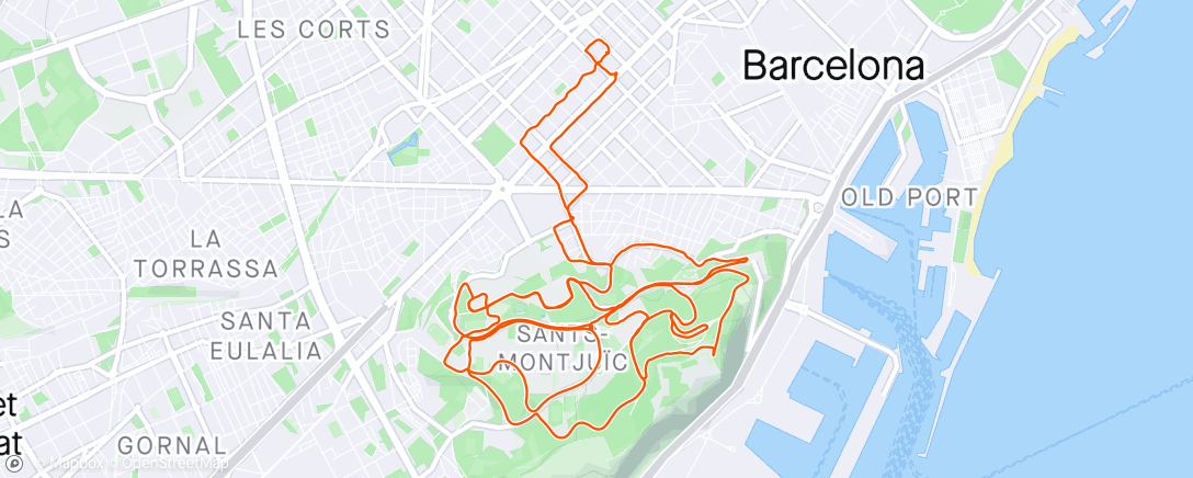 Map of the activity, Morning