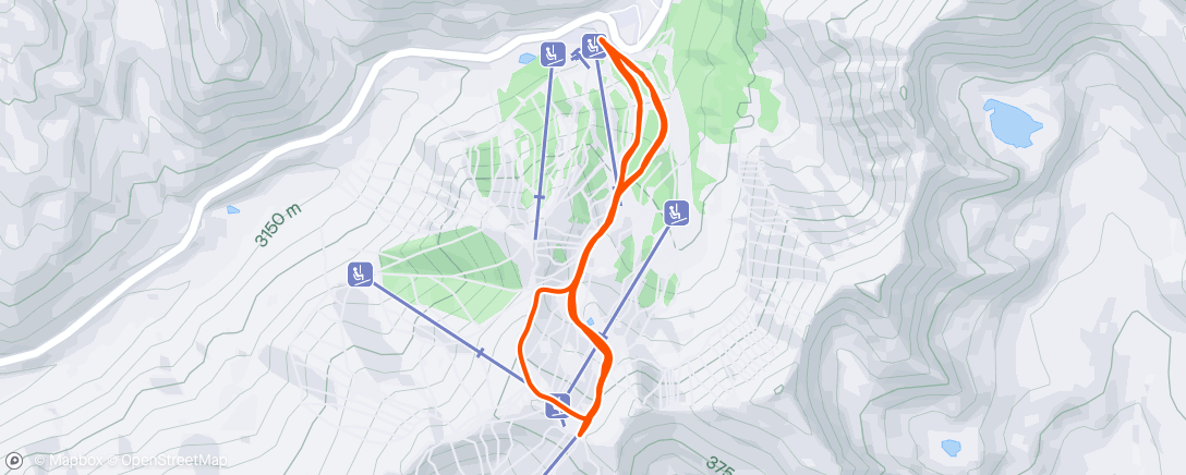 Map of the activity, Legendary Uphill for Breakfast ⛷️🤙