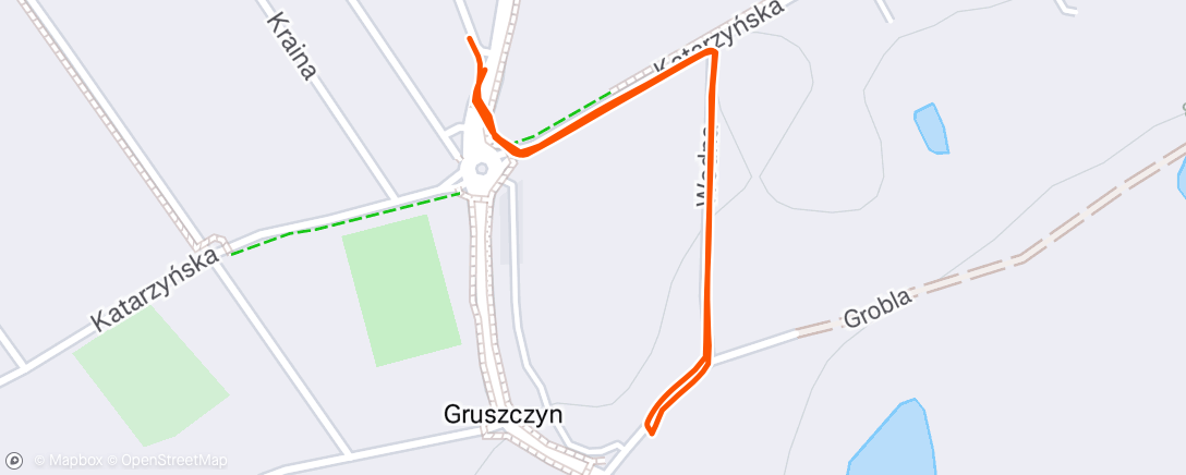 Map of the activity, Evening Walk