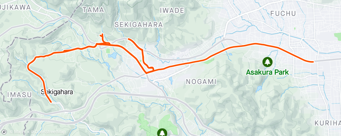 Map of the activity, アップ