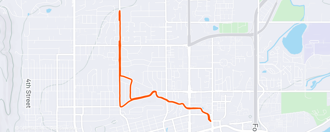 Карта физической активности (Morning Gravel Ride)