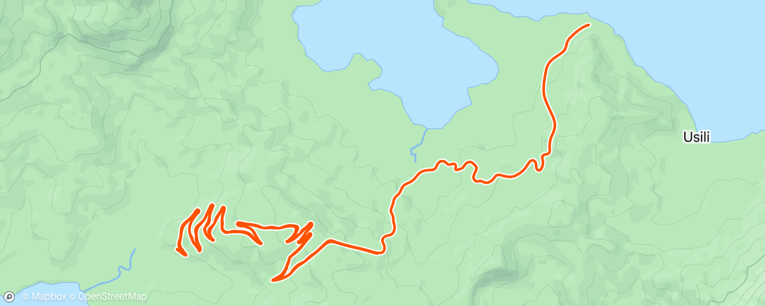 Карта физической активности (Zwift - Day 2 on Road to Sky in Watopia)