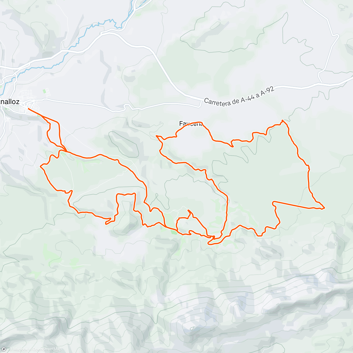 Map of the activity, RUTA SOLIDARIA ,TODOS SOMOS HUGO💪💪💪,GRACIAS A TODOS POR VENIR💪💪TAMBIEN DAR LAS GRACIAS A BAR RAUL Y RAQUEL