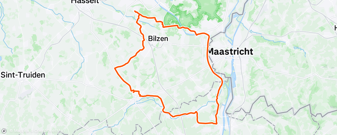 Map of the activity, Morning Ride