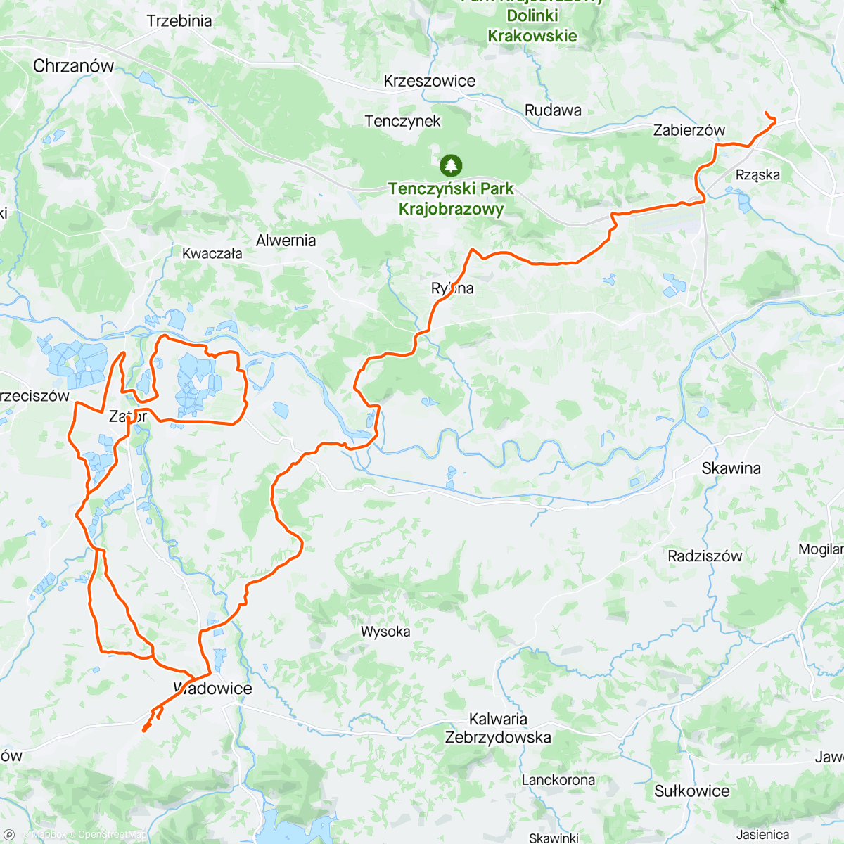 Map of the activity, Powrót z szychty+ustawka końska