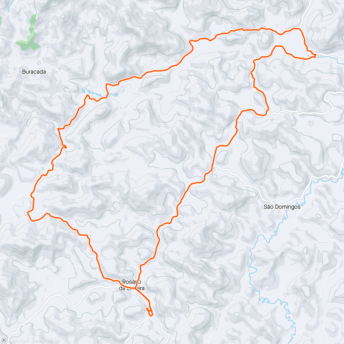 Map of the activity, Pedal de Limeira  4°Circuito