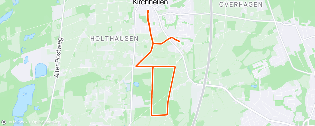 Map of the activity, Kurze runde mit Freundin