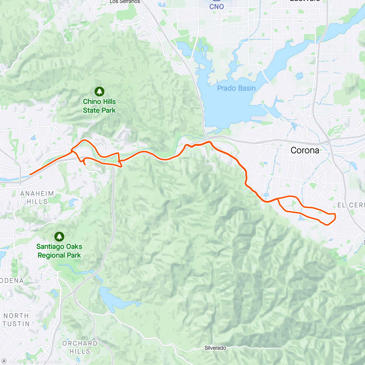 Mapa de la actividad, CV Corona 👑 loop birthday 🎂 ride