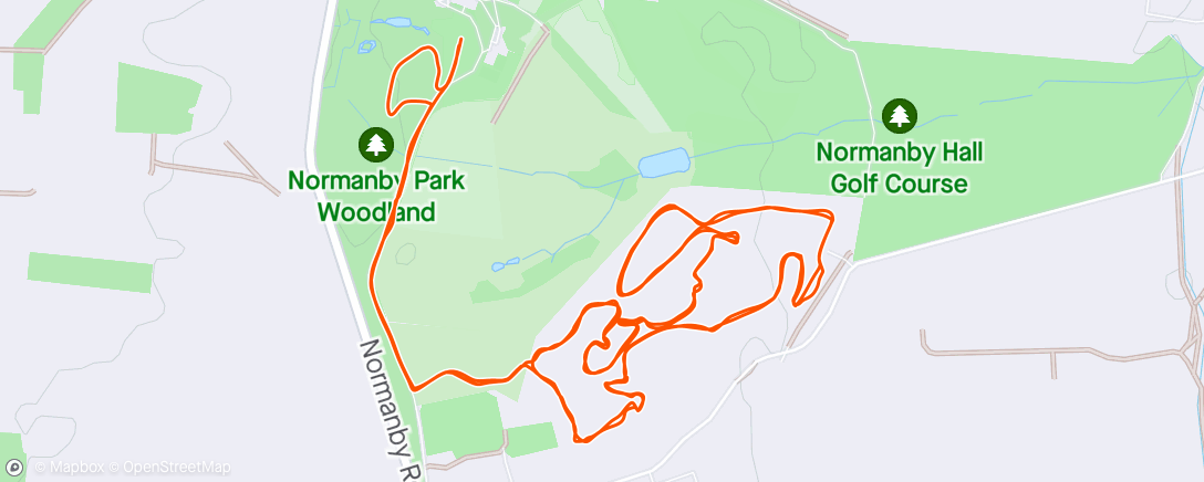 Map of the activity, Normanby Hall 10k Adventure Race 🏃‍♀️🏃