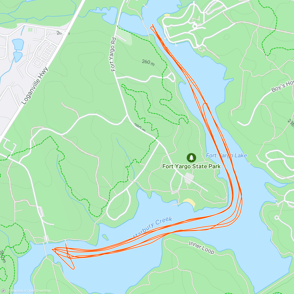 Map of the activity, 1x Practice