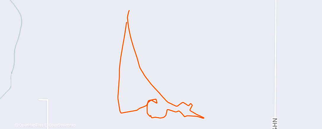 Map of the activity, Evening Walk