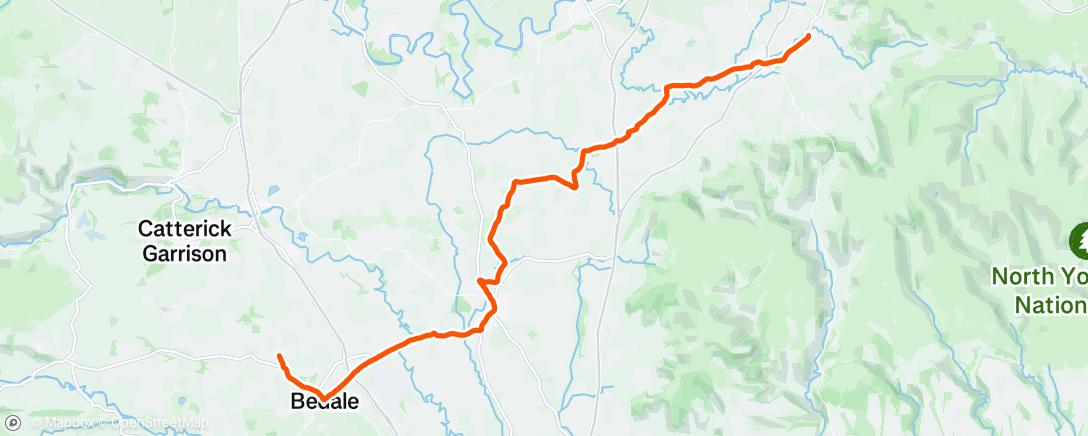 Map of the activity, Fat air and grippy roads 💨