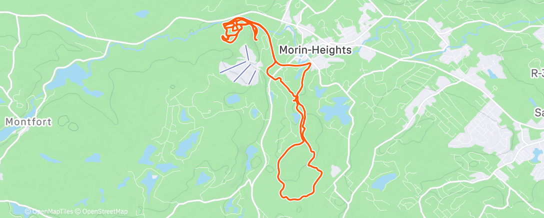 Карта физической активности (Ski #5
Moitié muscu ski  avec Alice, moitié solo bc)