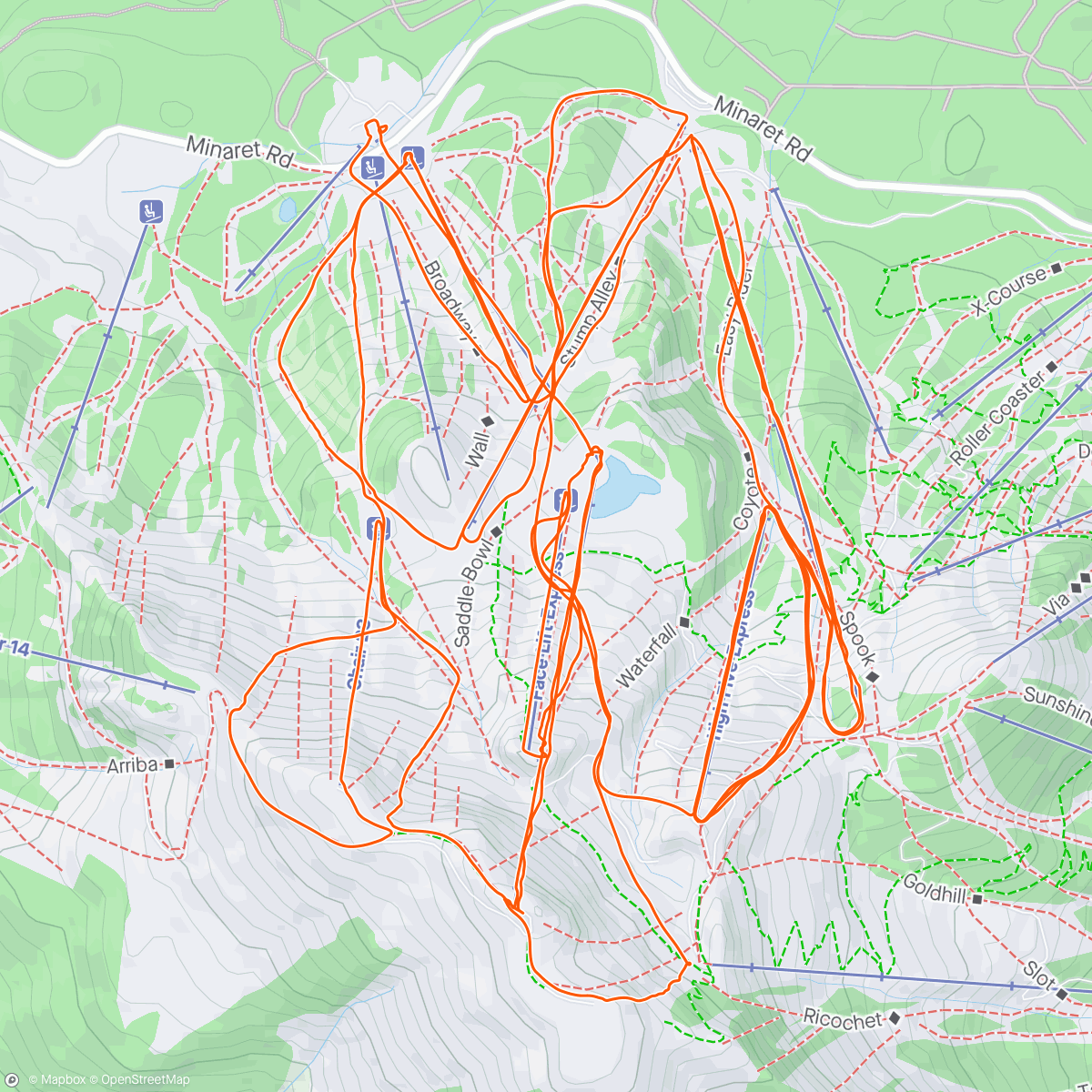 Mapa da atividade, Mammoth 3