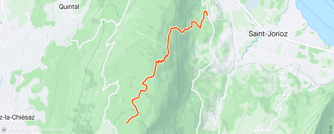 Map of the activity, Verticale Annecy