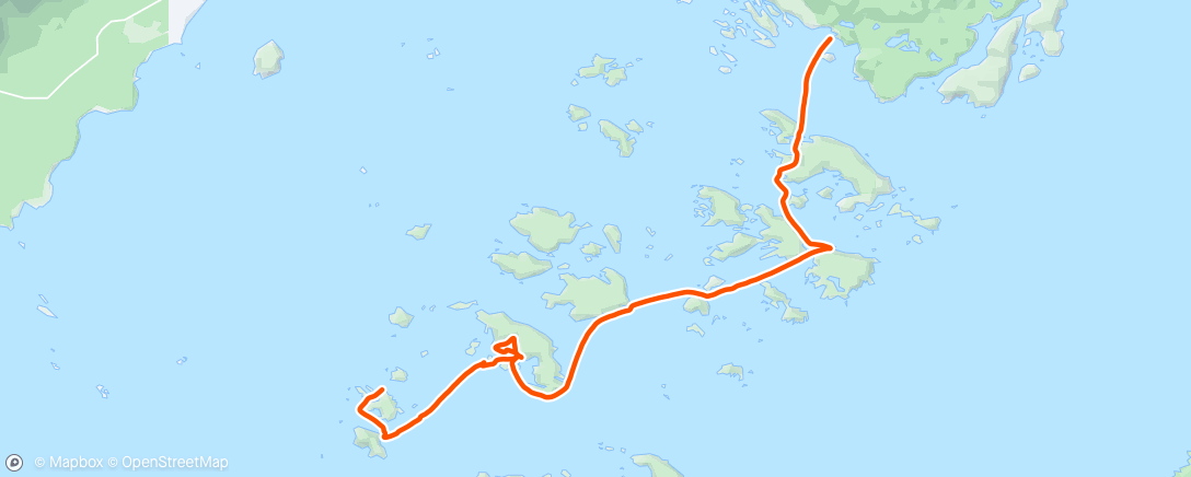 Mapa de la actividad, Back to the Big Isle