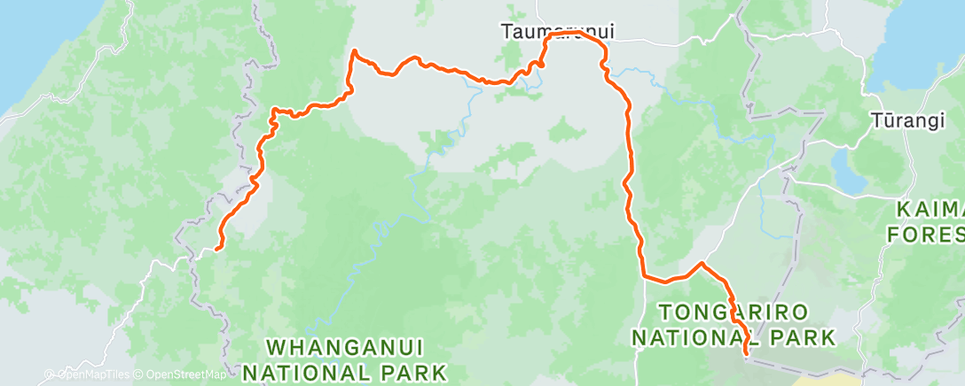 Map of the activity, Lunch Run