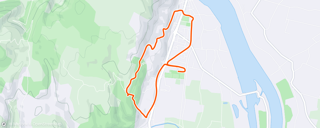 Map of the activity, Retour de mes petites sorties pouzinoises en attendant le fiston 🤩